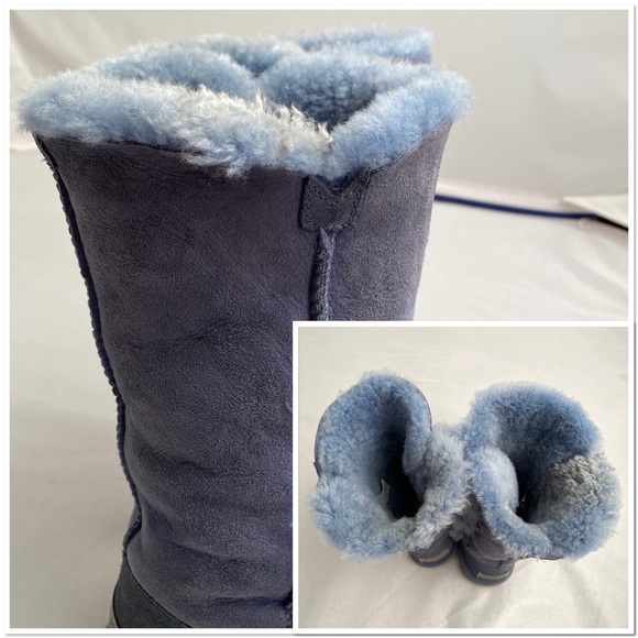 UGG Bailey Button Triplet blue tall shearling boots - Picture 7 of 7